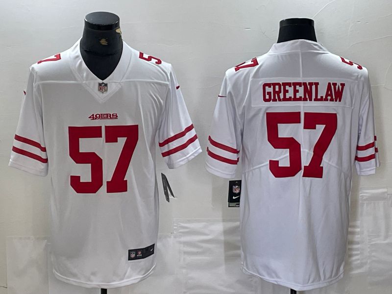 Men San Francisco 49ers 57 Greenlaw White 2024 Nike Vapor Untouchable Limited NFL Jersey